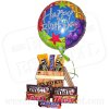 Chocolates en Caja de Madera y Globo